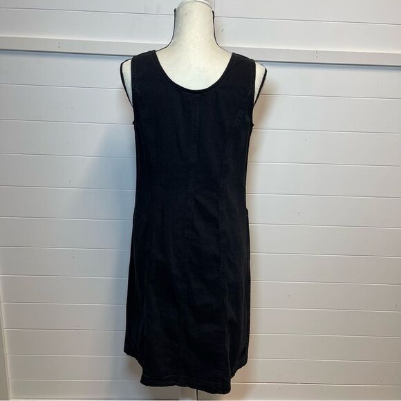 Style & Co Black Button-Down Sleeveless Dress Size 10P Petite - Picture 3 of 14